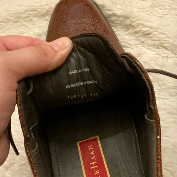 Cole Haan Men’s Brown Leather dress shoes size 11.5 - Picture 10 of 11